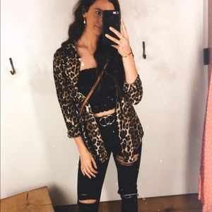 Vintage Cheetah Button Up